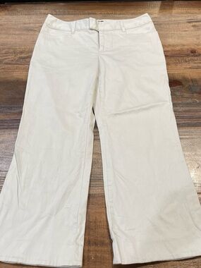 Eddie Bauer Men's Cream Straight-Leg Chinos 4 Petite